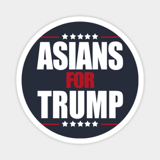 ASIANS FOR TRUMP 2020 Magnet